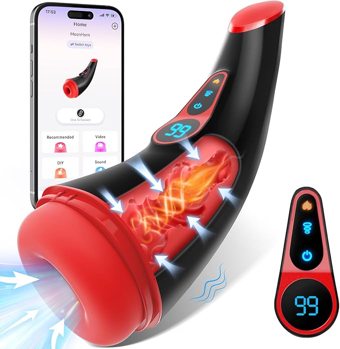 APP Control Adult Toys Male Masturbators