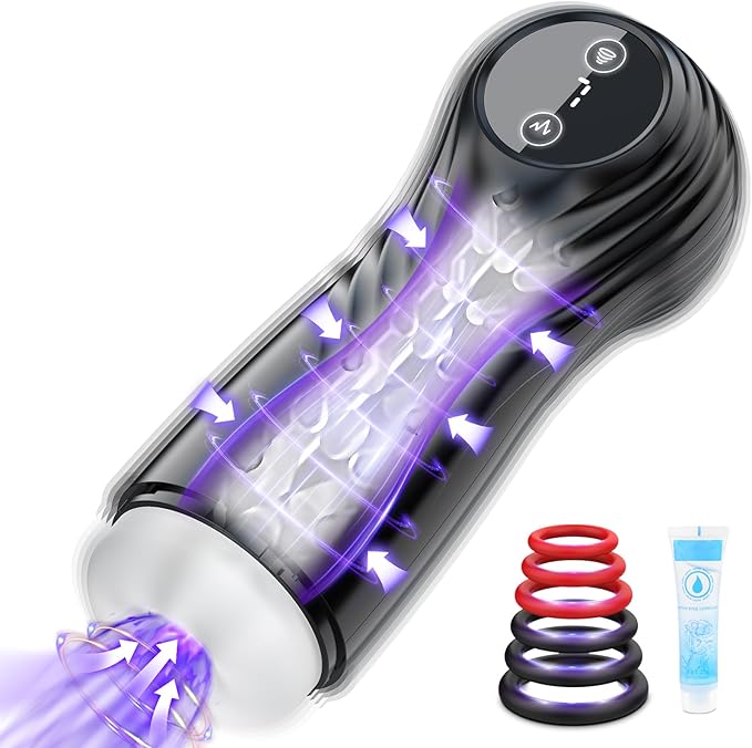Automatic Male Masturbator: 7 Suction & Vibration Modes with Realistic Blowjob Stroker