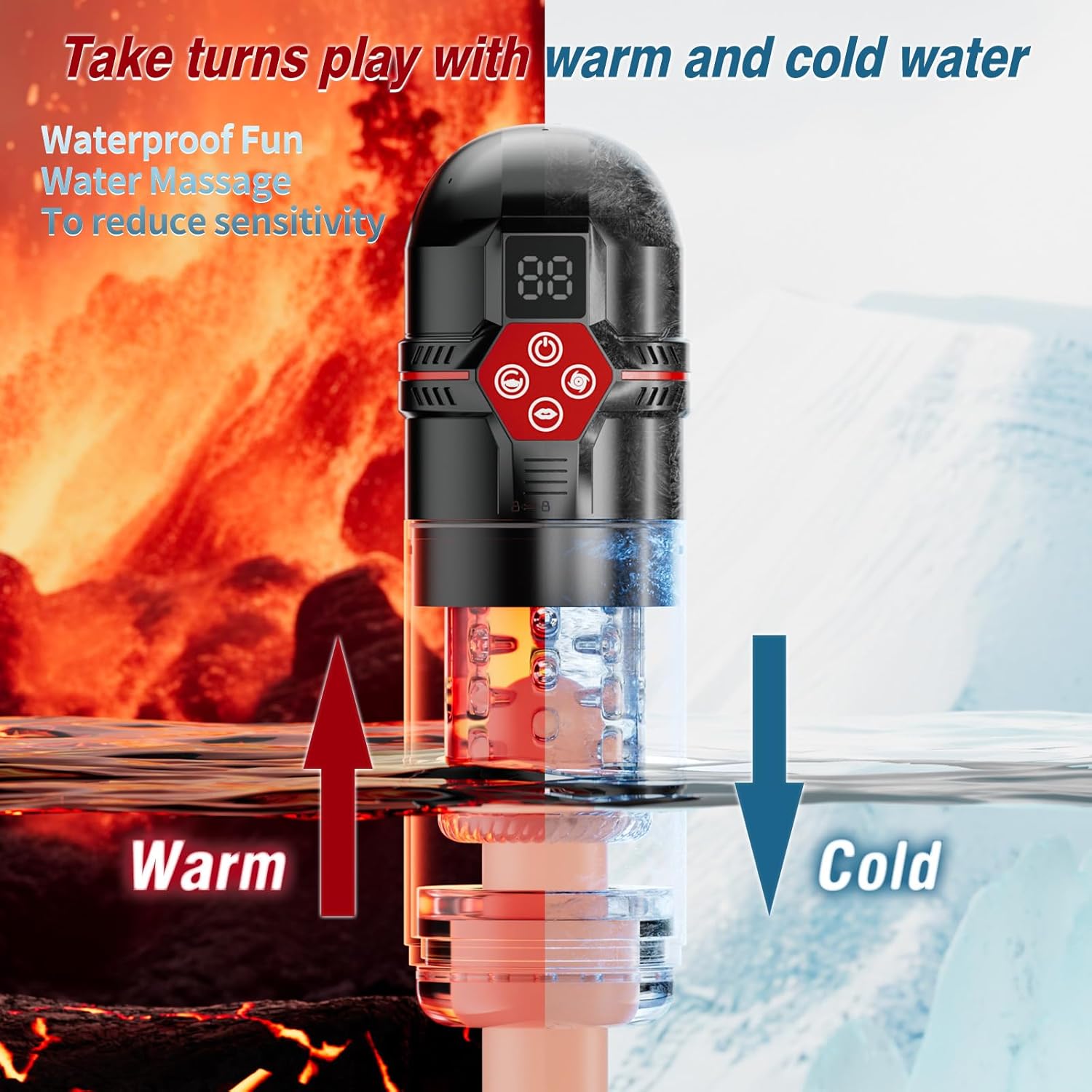 7-Function Male Masturbator Pump with 12S Vacuum - Image 6
