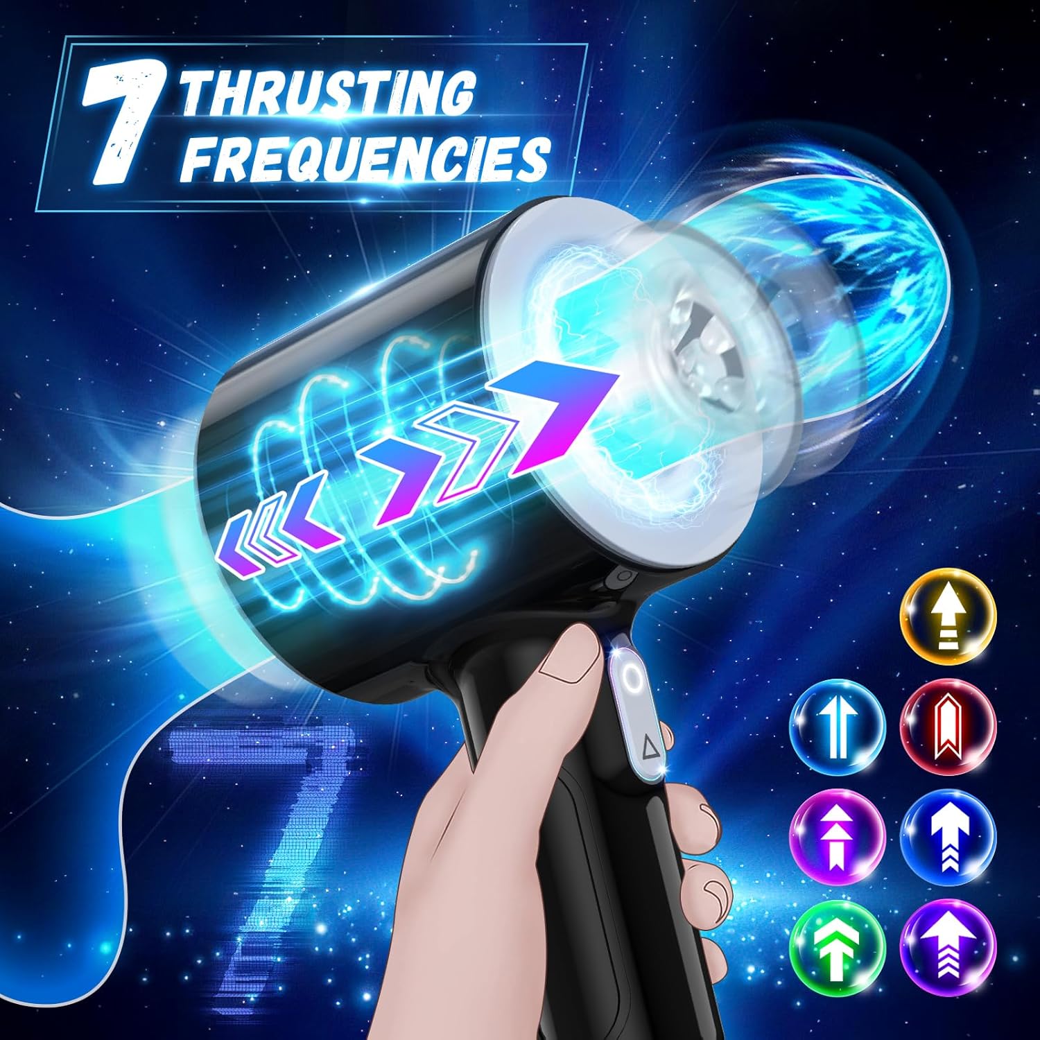 7-Mode Automatic Thrusting Male Stroker with Dual-Ended Design - Image 2