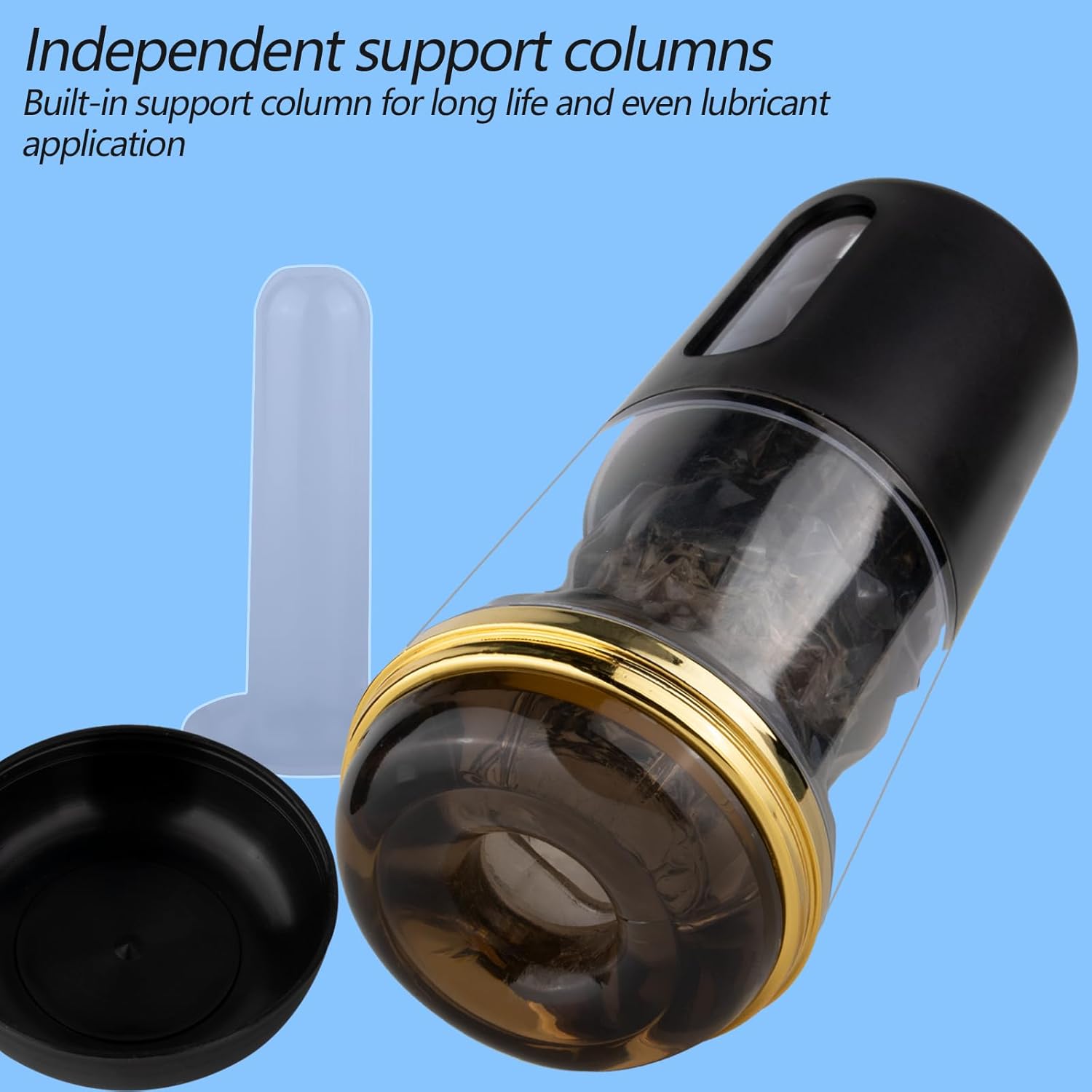 Clear Pocket Pussy with Adjustable Tightness and Realistic Texture - Image 5