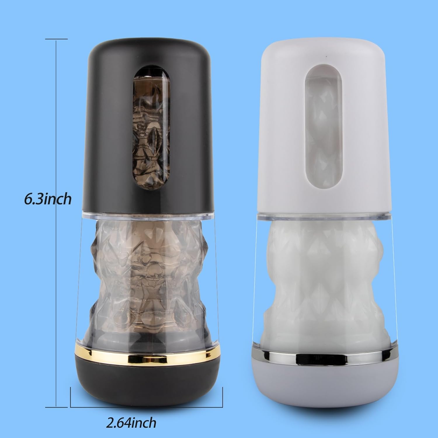 Clear Pocket Pussy with Adjustable Tightness and Realistic Texture - Image 6