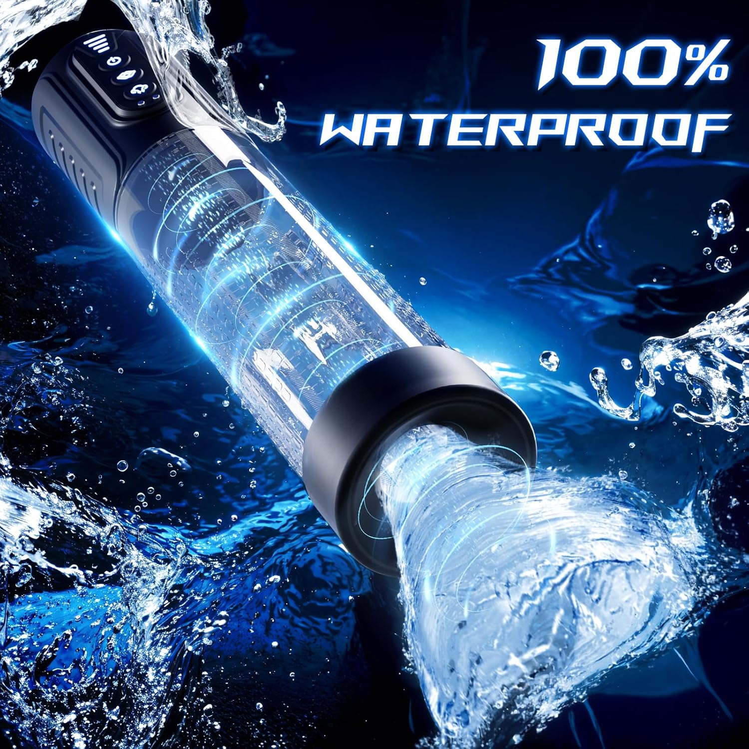 Waterproof Male Masturbator with Suction, Vibration, and Realistic Feel - Image 2