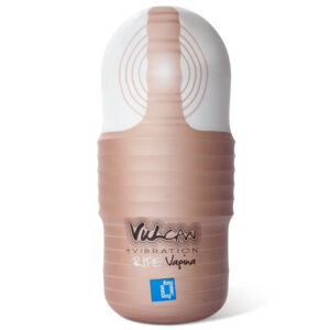 Experience Realistic Pleasure with VULCAN VIBRATING RIPE VAGINA MASTURBATOR - Ultimate Sensation Adult Toy
