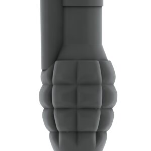 Exciting GREY SONO NO STROKER With Vibrating Bullet - Premium Adult Toy