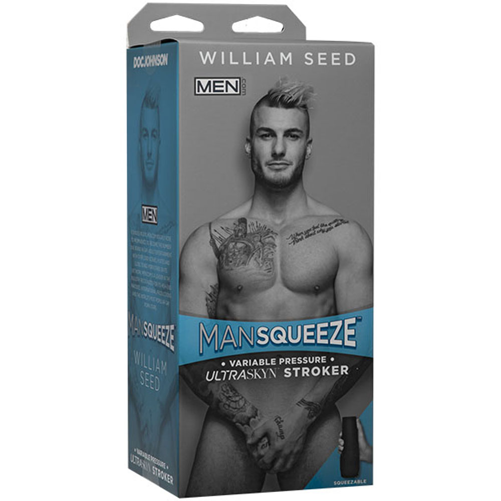 Experience Ultimate Pleasure with MAN SQUEEZE WILLIAM SEED ULTRASKYN STROKER - ASSEOD: Finest Quality for Men!
