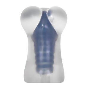 Experience Ultimate Pleasure with ADAM & EVE INTENSITY POWER STROKER CLEAR BLUE - High-Quality & Durable