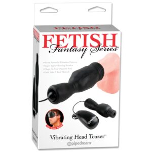 Experience Ultimate Pleasure with FETISH FANTASY SERIES VIBRATING HEAD TEAZER BLACK - Perfect for Enhancing Sensual Play