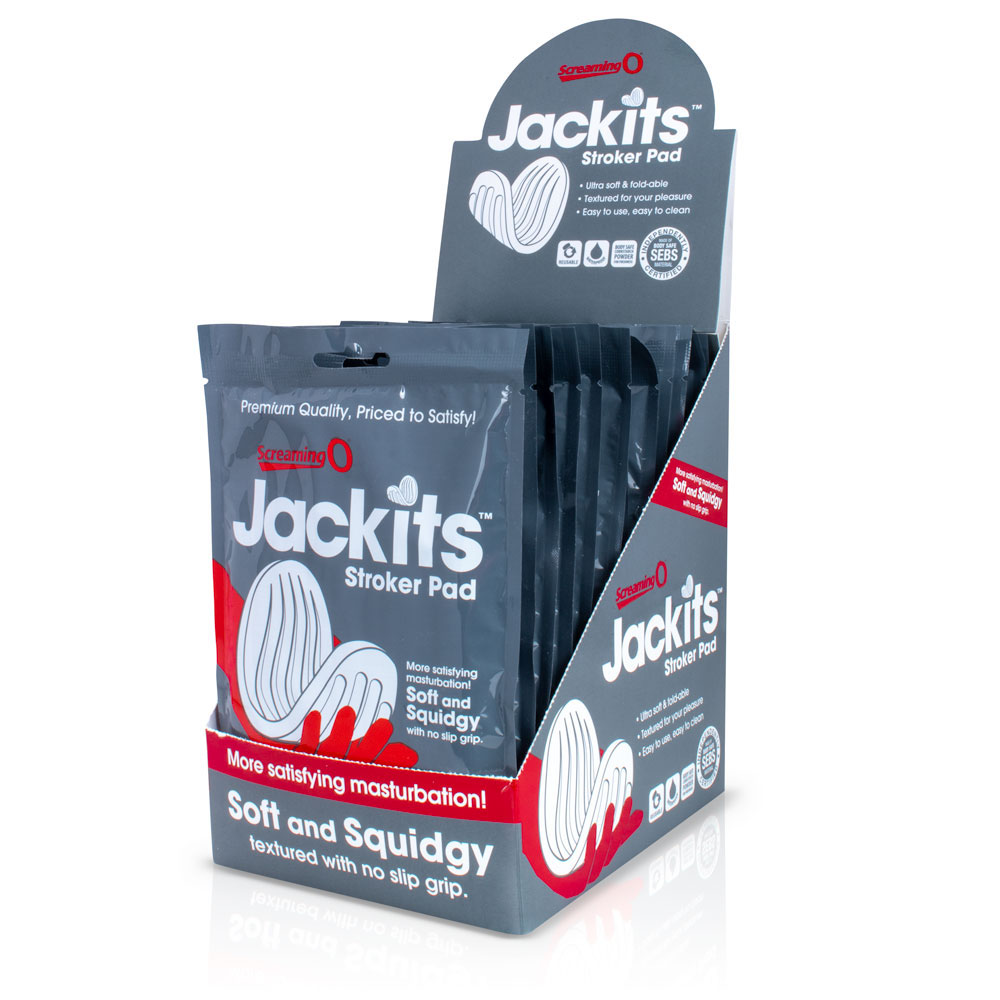 Optimize Your Pleasure with JACKITS STROKER PAD COUNT POP BOX DISPLAY - Premium Quality Product for Enhanced Sensation