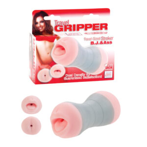 Experience Ultimate Pleasure with TRAVEL GRIPPER BJ AND ASS - High-Quality, Discreet and Portable
