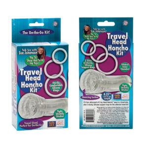 Experience Ultimate Satisfaction with SUE JOHANSONS TRAVEL HEAD HONCHO KIT - Portable Pleasure at Your Fingertips!