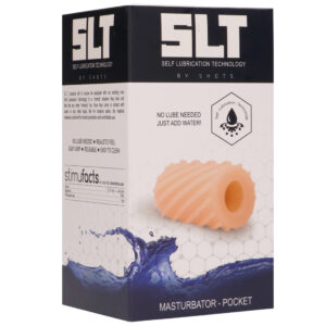 Experience Ultimate Pleasure with SHOTS - Self Lubricating Flesh-Colored Pocket Masturbator