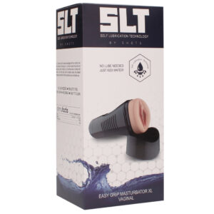 Experience Ultimate Pleasure with SELF LUBRICATION DELUXE EASY GRIP VAGINAL MASTURBATOR XL FLESH COLOR - Enhance Your Intimacy Today!