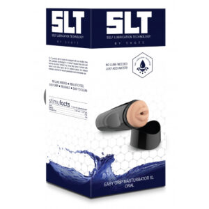 EXPERIENCE Ultimate Pleasure with SHOTS Self-Lubricating DELUXE EASY GRIP MOUTH MASTURBATOR XL in Flesh Color - Dominating the Sensual Game!
