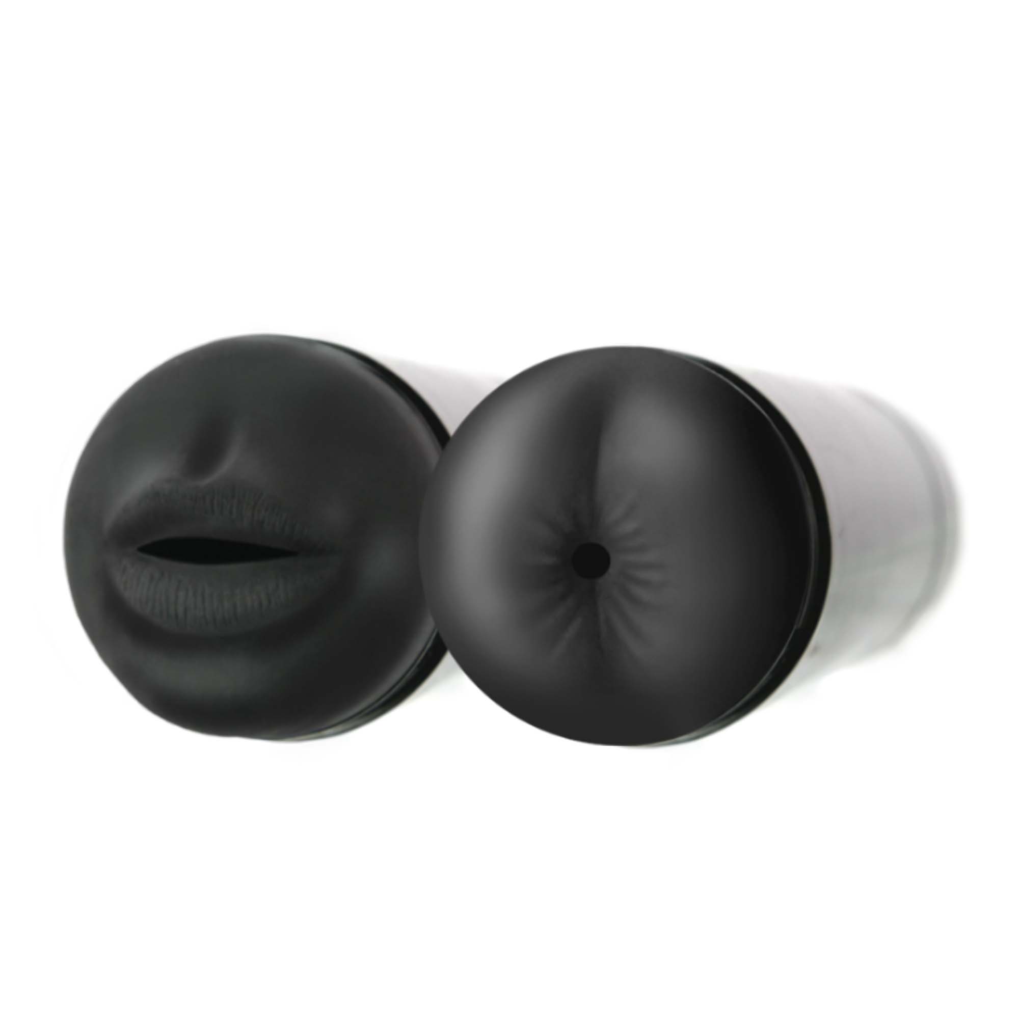 Experience Ultimate Pleasure with CYBERSKIN STEALTH DUAL STROKER MOUTH ASS – Premium Adult Toy for Men