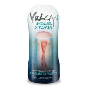 Experience Ultimate Pleasure with CYBERSKIN HO VULCAN SHOWER STROKER REALISTIC PUSSY - Premium Adult Toy for Men