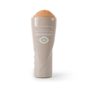 Experience Ultimate Pleasure with CYBERSKIN RELEASE DEEP THROAT STROKER FLESH VIBRATING - Premium Quality Adult Toy
