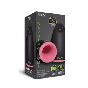 Experience Intense Pleasure with ZOLO WARMING DOME PULSATING MALE STIMULATOR with Warming Function - Your Ultimate Pleasure Partner!